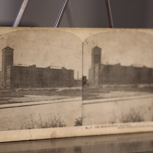 Antique Merchandise Building - A Trip Through Sears, Roebuck & Co Stereoscope Viewer Card - Vintage Business Photography