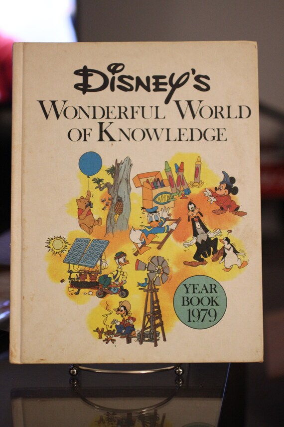 Vintage 1979 Disney's Wonderful World of Knowledge Yearbook - Etsy