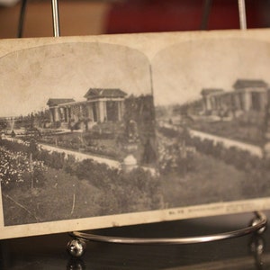 Giardino sommerso antico e Pergola - Un viaggio attraverso Sears, Roebuck & Co Stereoscope Viewer Card - Vintage Business Photography