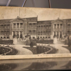 Edifício administrativo antigo - Uma viagem pela Sears, Roebuck & Co Cartão de visualizador estereoscópio - Fotografia de negócios vintage