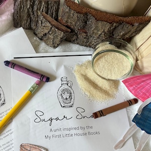 Sugar Snow Little House on the Prairie Homeschool Charlotte Mason Living Book Literature Based Unit Study Activity