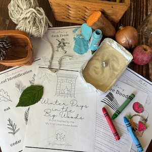 Winter Days in the Big Woods Little House on the Prairie Homeschool Charlotte Mason Living Book Literature Based Unit Study Activity