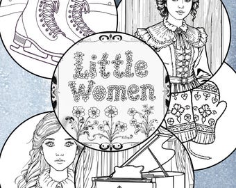 Little Women Coloring Pages For All Ages