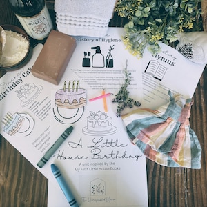 A Little House Birthday Little House on the Prairie Homeschool Charlotte Mason Living Book Literature Based Unit Study Activity