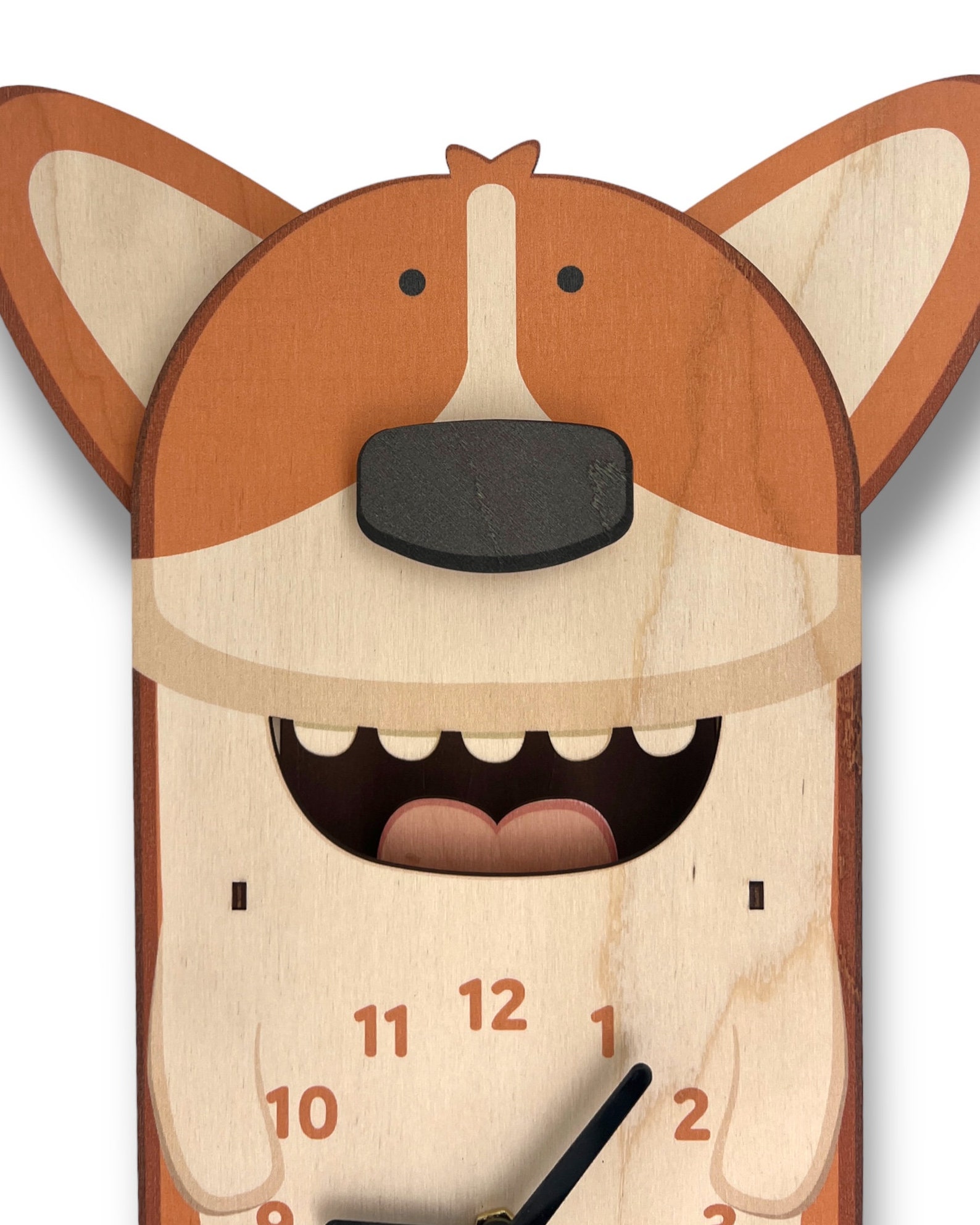 Corgi Pendulum Clock Corgi Clock Pembroke Corgi Gift for Corgi Lovers ...