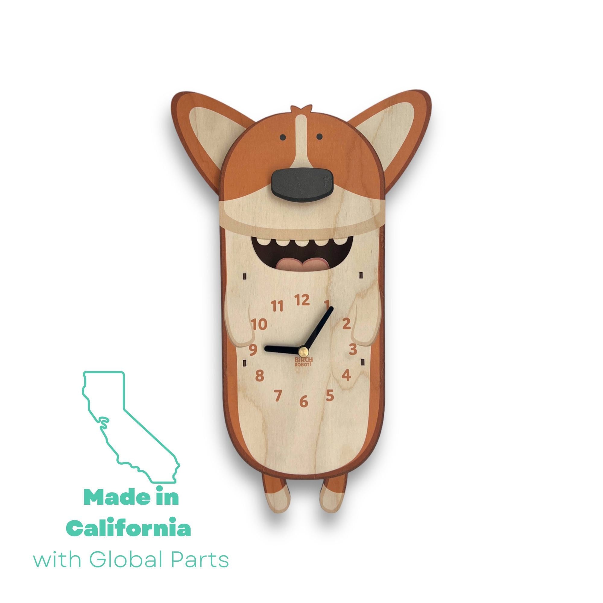 Corgi Pendulum Clock Corgi Clock Pembroke Corgi Gift for - Etsy Australia