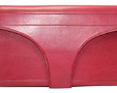Reproduction 18th Century Early 19th Century Red Moroccan Leather 7 quot Wide Wallet Or Pocketbook