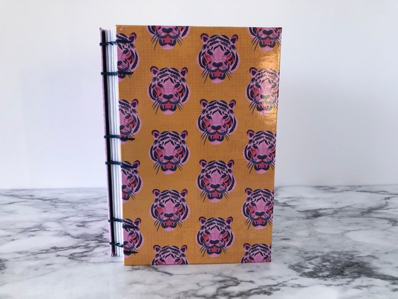 Tiger Notebook Tiger Pattern Sketchbook Tiger Face Journal - Etsy