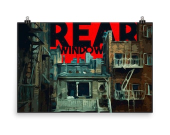 Hinteres Fenster Poster