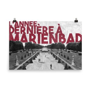 L&#39;Année Dernière A Marienbad Poster