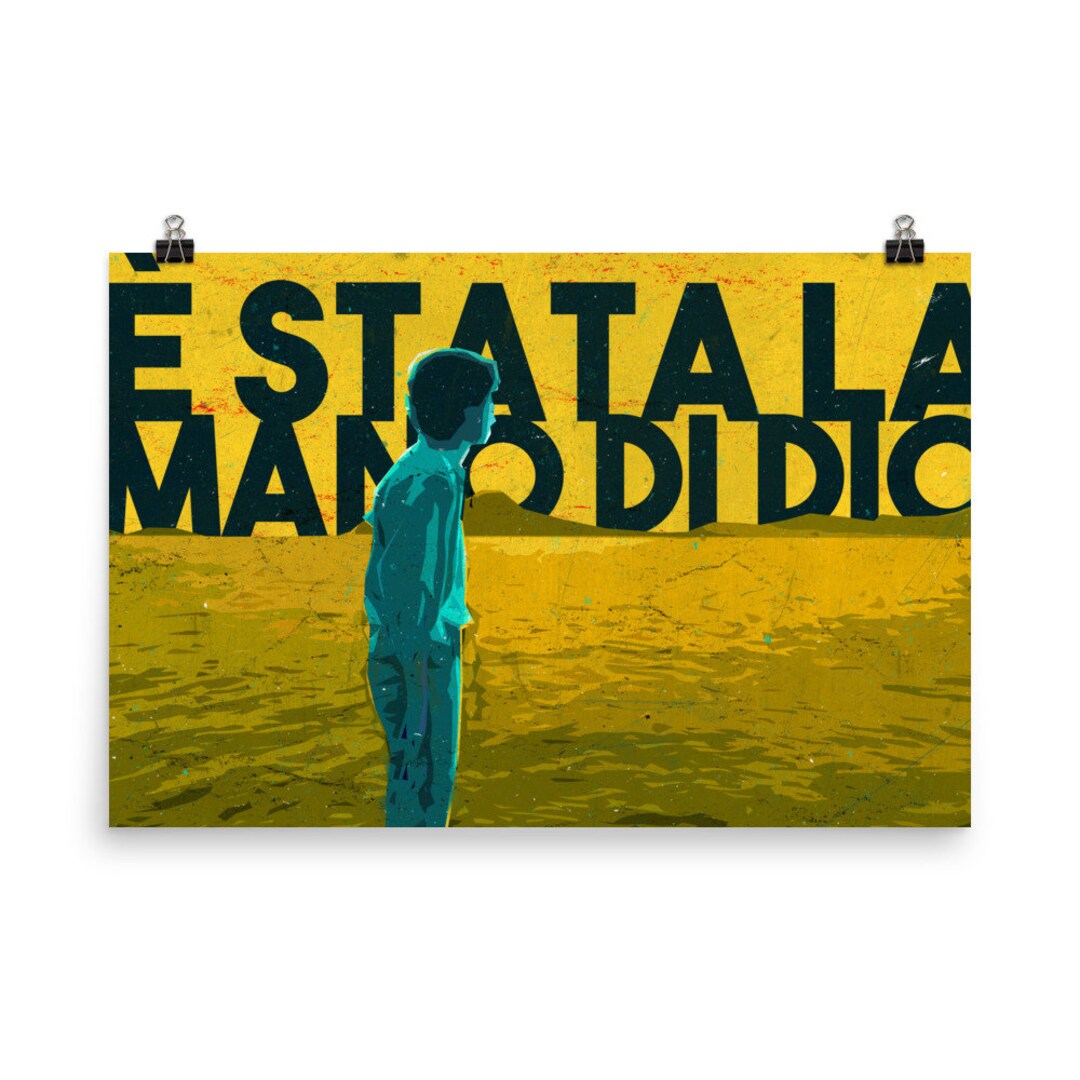 E' Stata La Mano Di Dio Poster Etsy UK