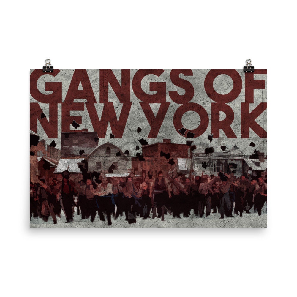 Gangs of New York Poster Etsy
