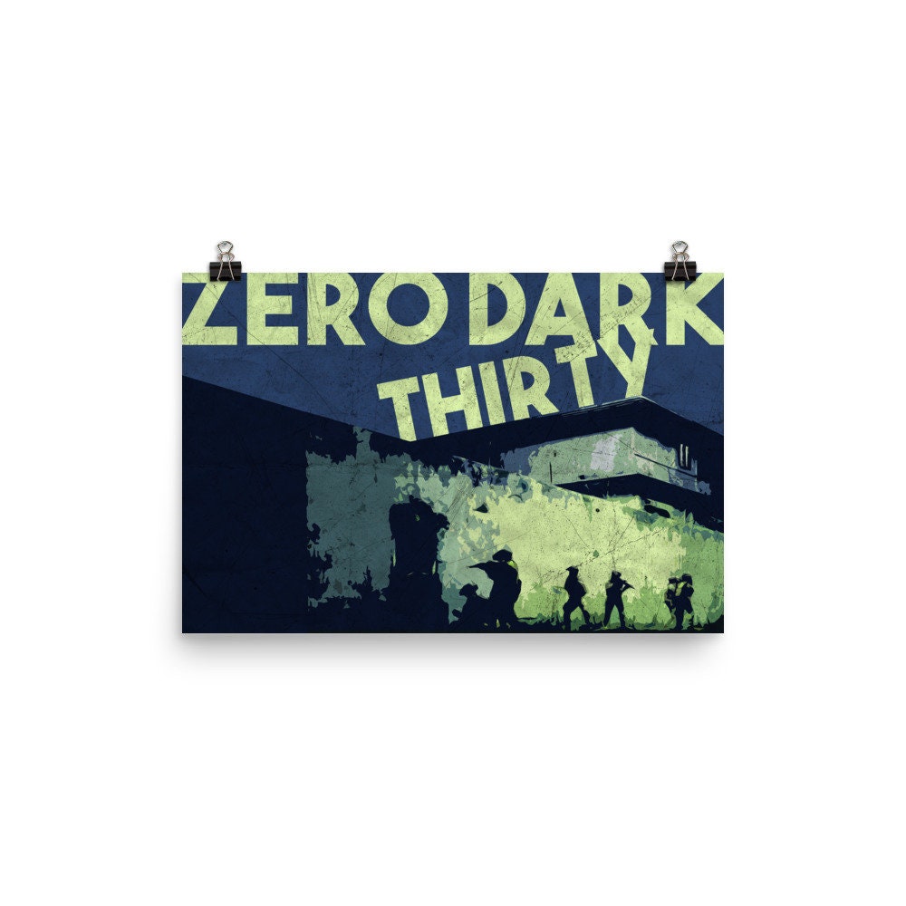 Zero Dark Thirty Movie Poster Kathryn Bigelow Autographed Signed