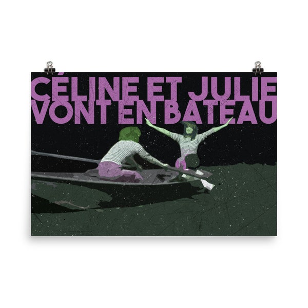 Céline Et Julie Vont En Bateau Poster