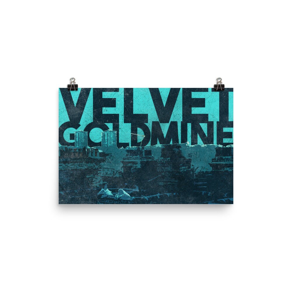 ベルベット・ゴールドマイン　USオリジナル映画ポスター 海外ポスター☆『ベルベット・ゴールドマイン』（Velvet