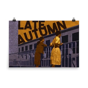 Cartel de otoño tardío