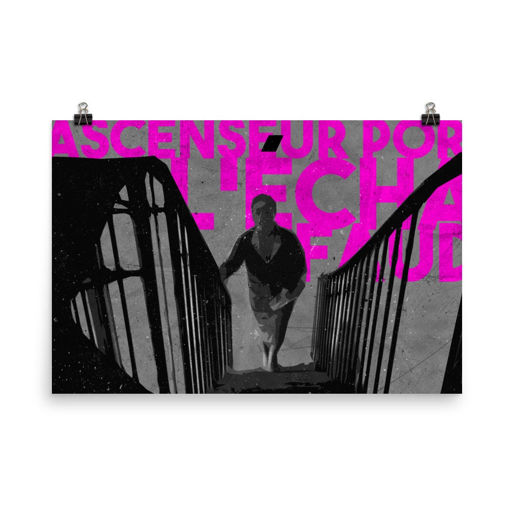Ascenseur Pour L'Échafaud Poster - Etsy