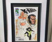 Uncanny X-Men #529 Framed Comic Book. Emma Frost,