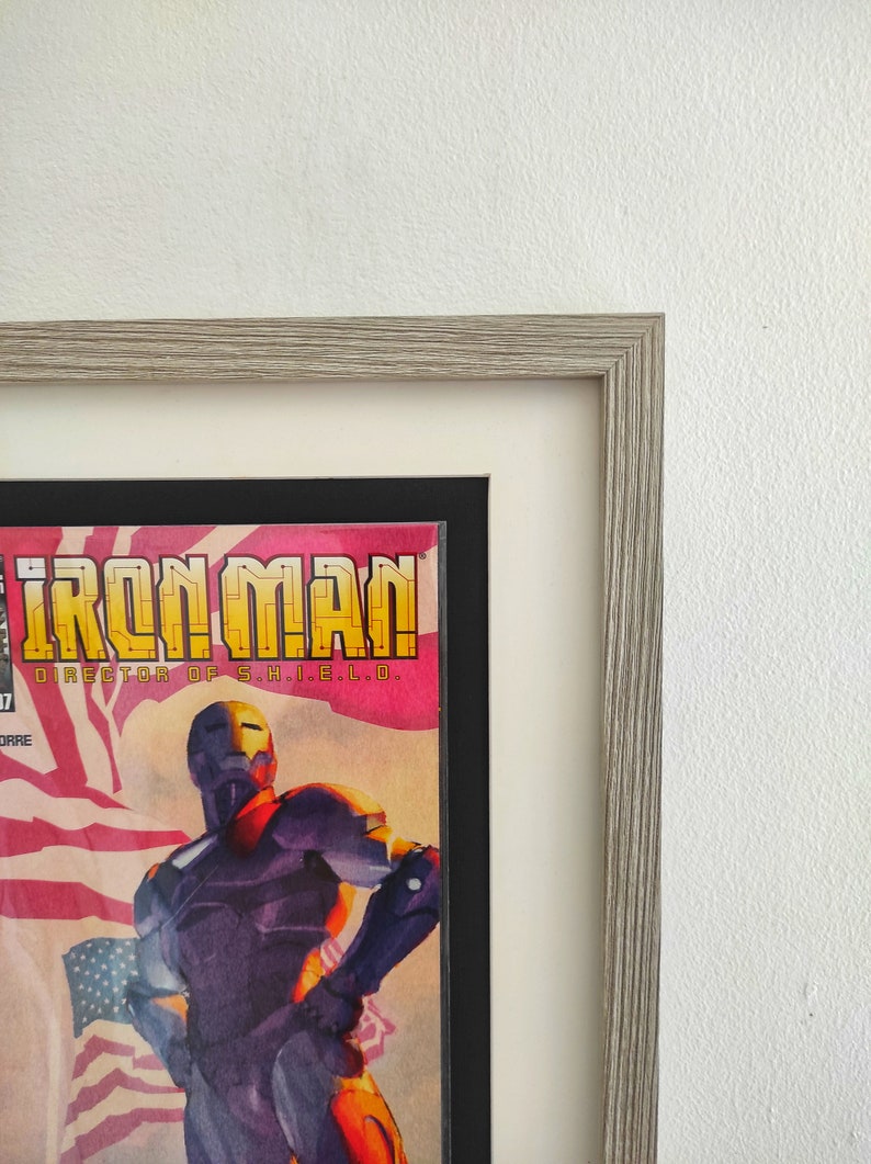 Iron Man Framed Comic Book Iron Man: Director of S.H.I.E.L.D. 2007 21 Superhero Wall Art image 5
