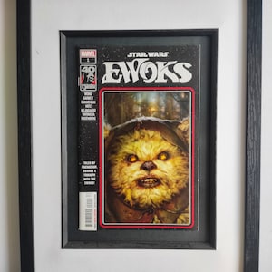 Star Wars Return of the Jedi Ewoks 1 Framed Comic Book. image 1