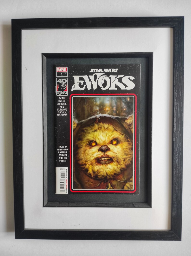 Star Wars Return of the Jedi Ewoks 1 Framed Comic Book. image 1