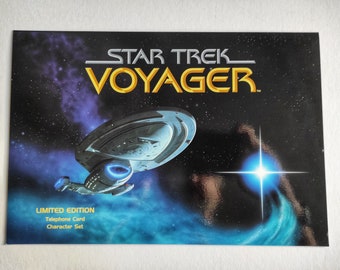 Rare Vintage Star Trek Voyager Limited Edition Phone Card Set