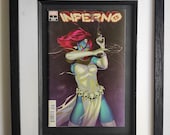 Inferno #1 Framed Comic Book. Mystique