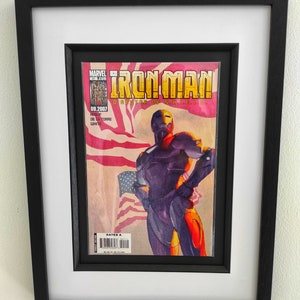 Iron Man Framed Comic Book Iron Man: Director of S.H.I.E.L.D. 2007 21 Superhero Wall Art image 2