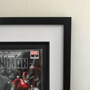 Tony Stark: Iron Man 2018 1 Framed Comic Book Superhero Wall Art image 3