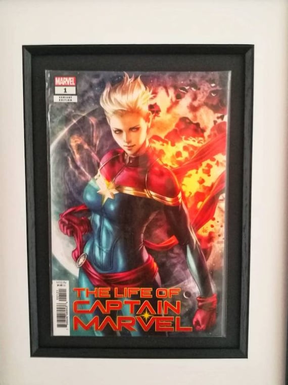 Brie Larson Signed Mounted Photo Display Captain Marvel #1