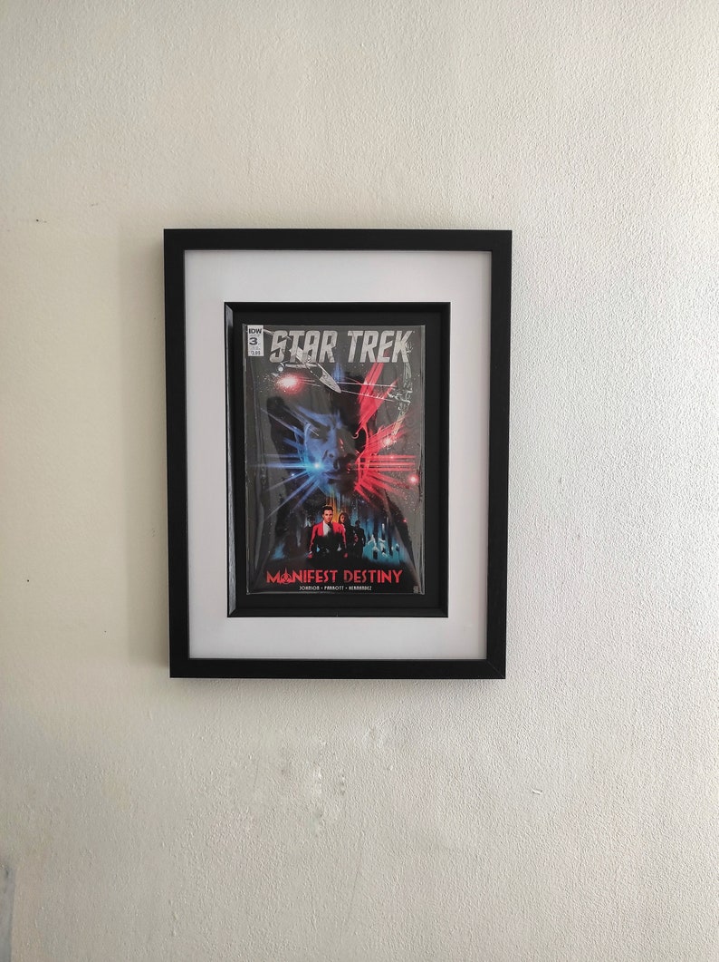 Star Trek: Manifest Destiny Framed Comic Book image 1