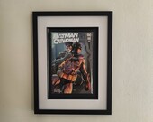 Romantic Superhero Framed Comic Book, wedding gift, comic book art