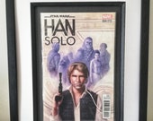 Star Wars Han Solo #4 Framed Comic Book.  1:25 KIRBI FAGAN VARIANT
