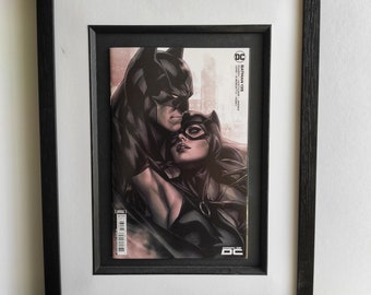 Superhero Romantic Frame Comic Book