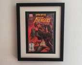 Mockingbird and Ronin Kissing Framed Comic Book, New Avengers The Reunion #2 2009 Valentine's Day, Wedding Gift