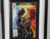 Inhumans Framed Comic Book, Marvel Comics, Wedding Gift, Engagement Gift, Bride and Groom