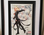 Inhumans Vs X-Men Variant Framed Comic Book.