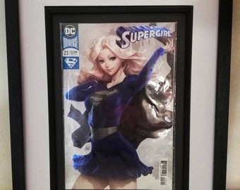 Anime Super Hero Framed Comic Book Foil Cover Stanley Lau, Artgerm, Comic Book Art