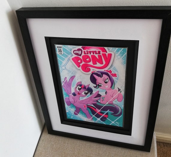 My Little Pony 35 Framed Comic Book Comic Book Art Kids Room Idea My Little Pony Gift Kids Room Ideas Cartoon Character