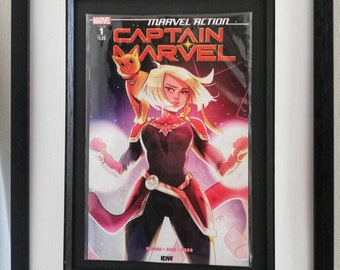 Captain Marvel #1 Framed Comic Book Childrens Room