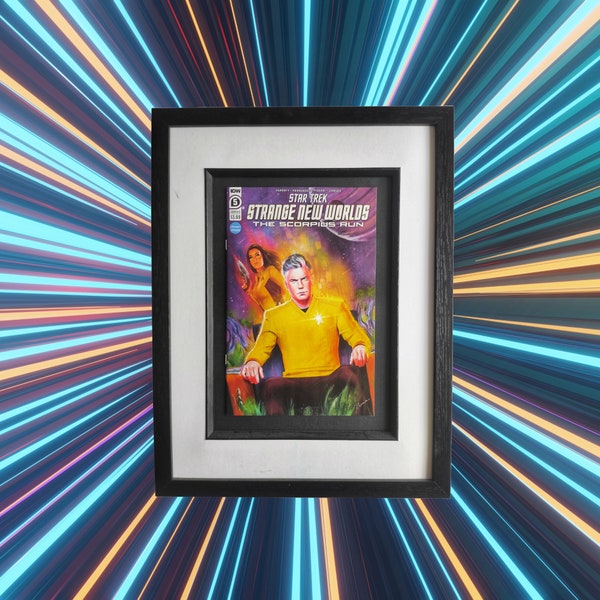 Star Trek: Strange New Worlds Framed Comic Book.