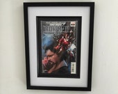 Tony Stark: Iron Man (2018) #1 Framed Comic Book - Superhero Wall Art