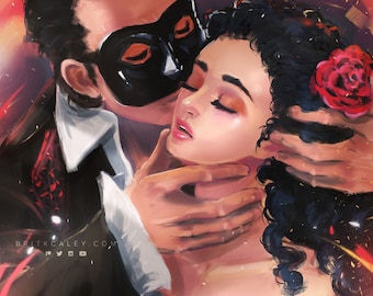 Phantom of the Opera Print: Christine Daae, The Point of No Return