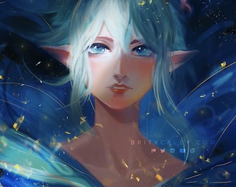 Titania - Final Fantasy XIV Fanart Print