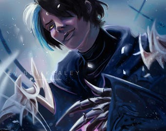 Emet Selch Remember Us Art Print - Final Fantasy XIV Fanart