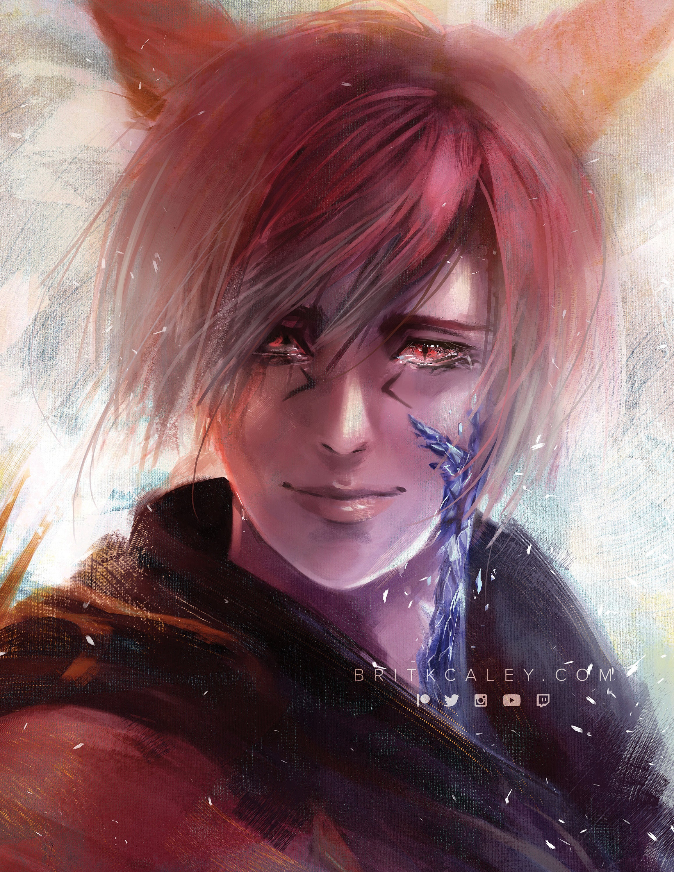 Crystal Exarch G'raha Tia Art Print - Final Fantasy XIV Fanart - Etsy