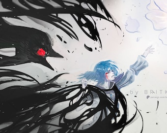 Meteion Elpis Flower Art Print - Final Fantasy XIV Fanart