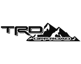 TRD Offroad Mountain Decal (Single Color)