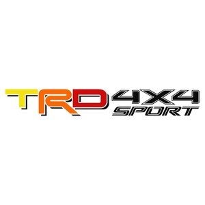Heritage TRD 4x4 Sport Bed Side Decals for Toyota Tacoma & Tundra (Pair)