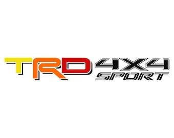Heritage TRD 4x4 Sport Bed Side Decals for Toyota Tacoma & Tundra (Pair)